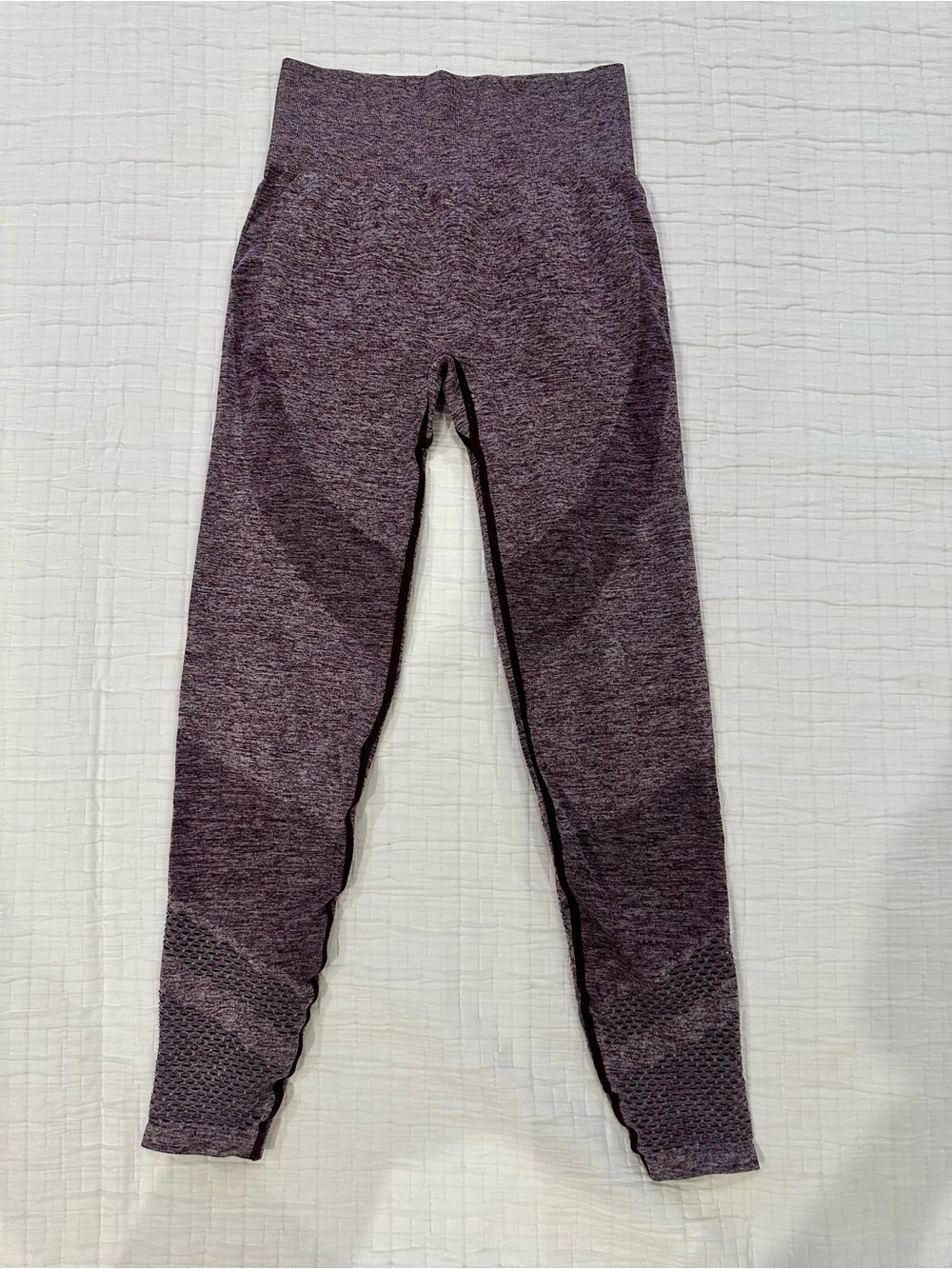PINK Victoria's Secret Heathered Purple Seamless Leggings